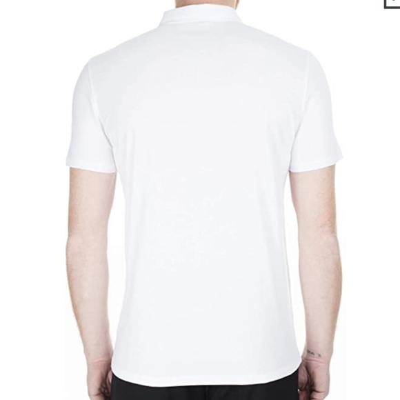 Versace Collection Logo White Cotton Polo Shirt - Picture 3 of 12